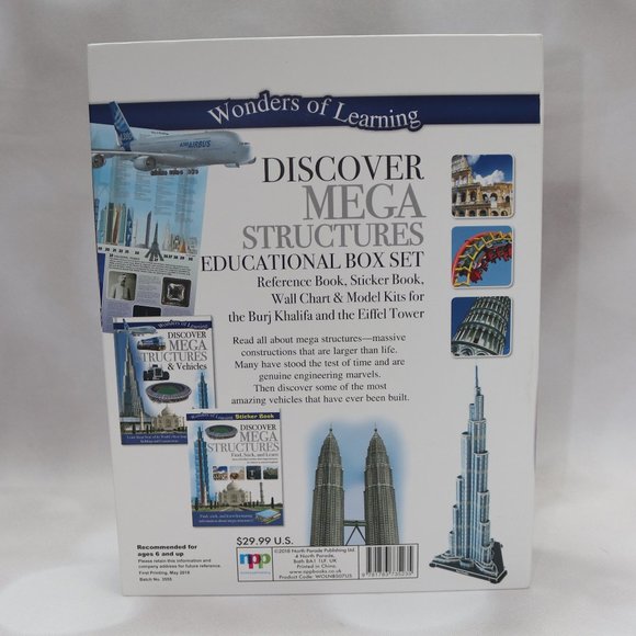 Brand New Wonders of Learning Discover Mega Structures Box Set - Picture 3 of 9